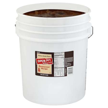 OPEN PIT Sauce Hickory Barbecue 5 gal. 00043000806302